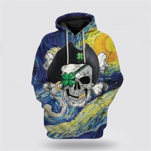 St Patrick’s Day Hoodie, Pirate St Patrick&hellip;