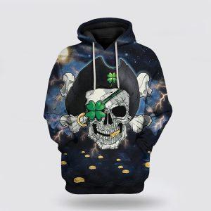St Patrick’s Day Hoodie, Pirate St Patricks&hellip;