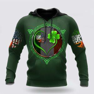 St Patrick’s Day Hoodie, Premium Irish Saint&hellip;
