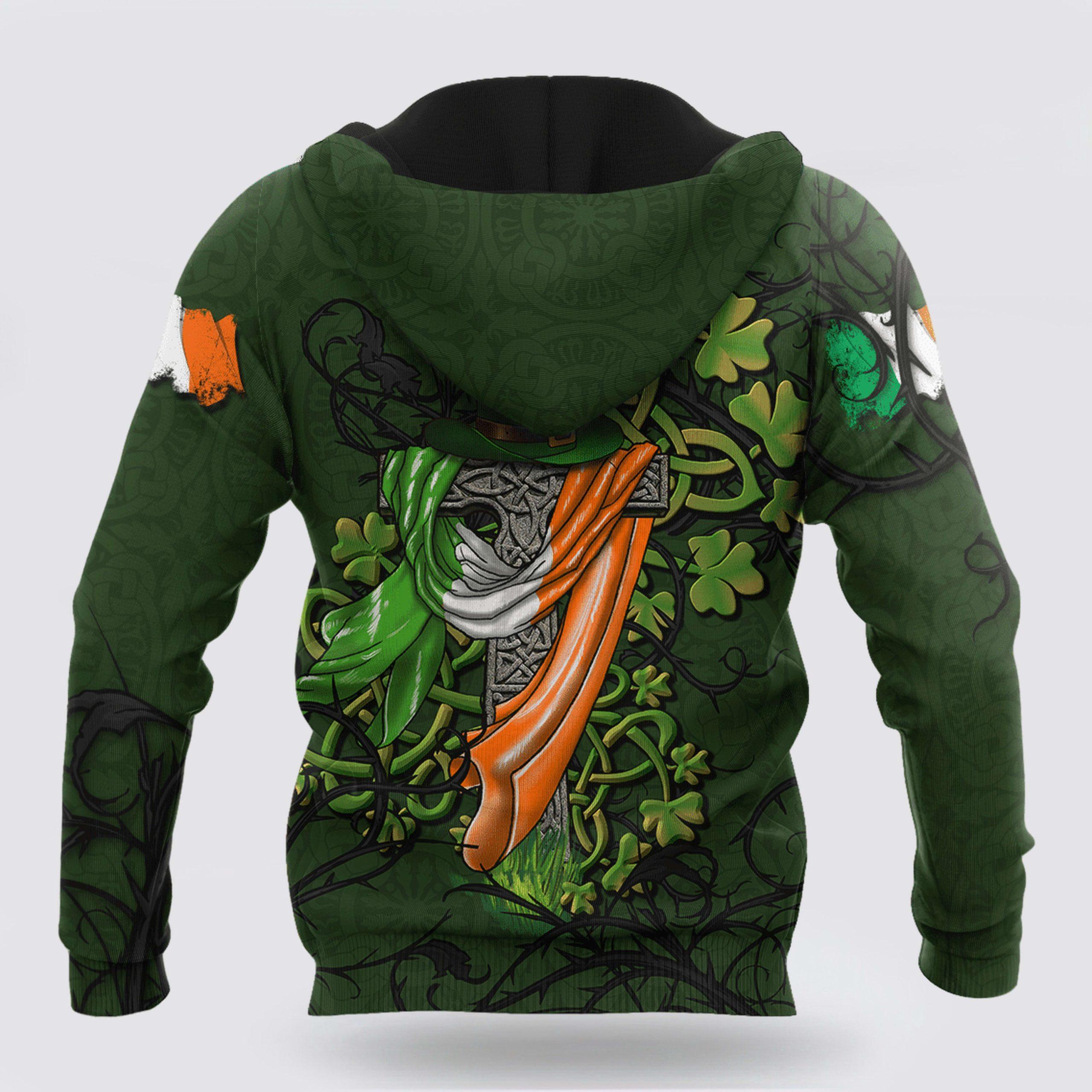 St Patrick’s Day Hoodie, Premium Unisex Hoodie Irish St Patricks Celtic Cross And Ireland Flag, St Patricks Day Shirts St Patrick’s Day Hoodie, Premium Unisex Hoodie Irish St Patricks Celtic Cross And Ireland Flag, St Patricks Day Shirts