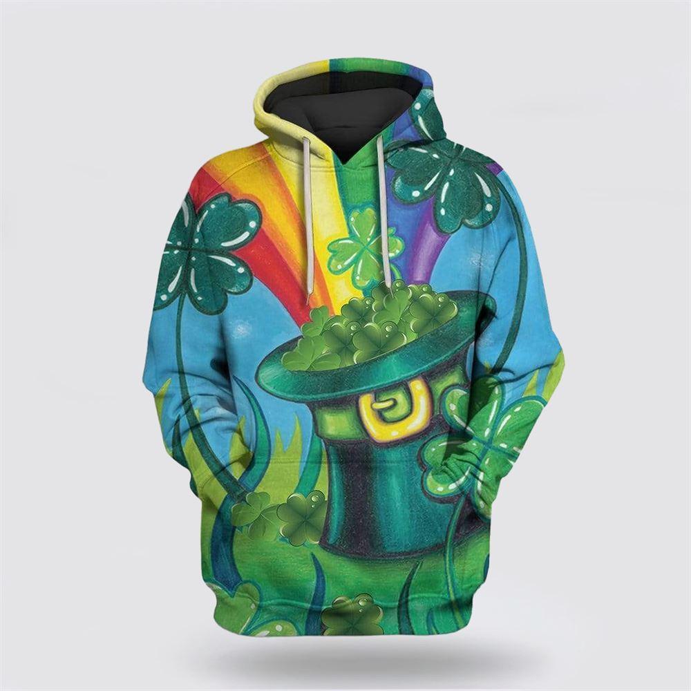 St Patrick’s Day Hoodie, St Patricks Day Funny Custom Hoodie Apparel, St Patricks Day Shirts