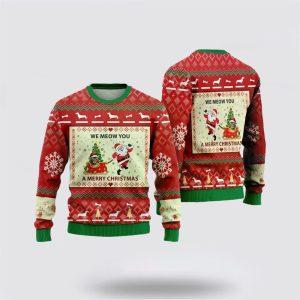 Ugly Christmas Cat Sweater, Bengal Cat Ugly&hellip;