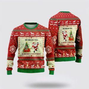 Ugly Christmas Cat Sweater, Maine Coon Cat&hellip;