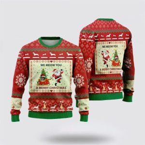 Ugly Christmas Cat Sweater, Norwegian Cat Ugly&hellip;