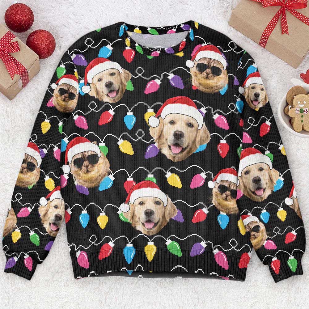 Ugly Christmas Sweater, Custom Face Christmas Family Pet Funny Xmas Leds, Personalized Photo Ugly Sweater, Best Ugly Christmas Sweater Ugly Christmas Sweater, Custom Face Christmas Family Pet Funny Xmas Leds, Personalized Photo Ugly Sweater, Best Ugly Christmas Sweater