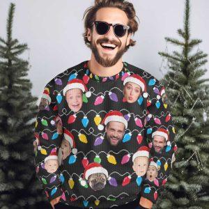 Ugly Christmas Sweater, Custom Face Christmas Family&hellip;