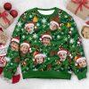 Ugly Christmas Sweater, Custom Face Christmas Family Xmas Leds, Personalized Photo Ugly Sweater, Best Ugly Christmas Sweater