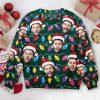 Ugly Christmas Sweater, Custom Face Funny Christmas Leds, Personalized Photo Ugly Sweater, Best Ugly Christmas Sweater