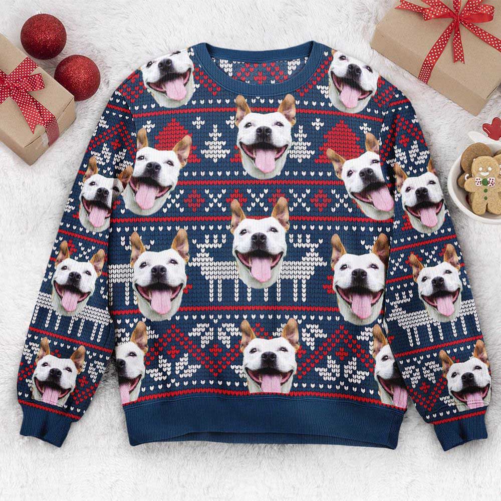 Ugly Christmas Sweater, Custom Face Pet, Personalized Photo Ugly Christmas Sweater For Men And Women, Best Ugly Christmas Sweater Ugly Christmas Sweater, Custom Face Pet, Personalized Photo Ugly Christmas Sweater For Men And Women, Best Ugly Christmas Sweater