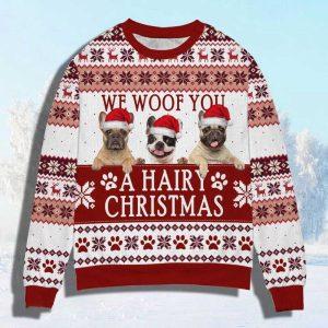 Ugly Christmas Sweater, Custom Face Pet Sweater,&hellip;