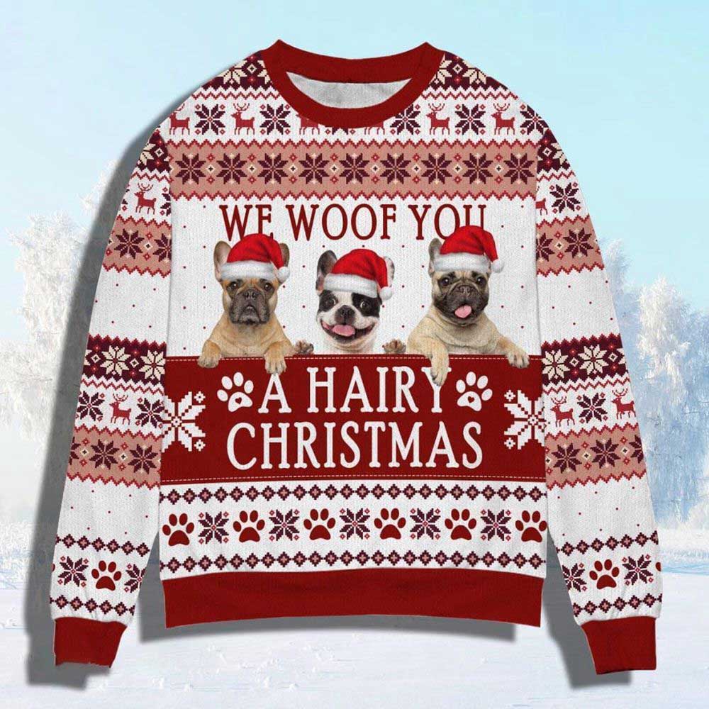 Ugly Christmas Sweater, Custom Face Pet Sweater, Personalized Photo Ugly Christmas Sweater, Best Ugly Christmas Sweater