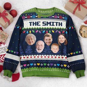 Ugly Christmas Sweater, Custom Face This Is&hellip;