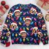 Ugly Christmas Sweater, Custom Faces Funny Christmas Lights, Personalized Ugly Sweater, Best Ugly Christmas Sweater