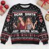 Ugly Christmas Sweater, Deck The Halls And Not Your Family, Personalized Photo Ugly Sweater, Best Ugly Christmas Sweater Ugly Christmas Sweater, Deck The Halls And Not Your Family, Personalized Photo Ugly Sweater, Best Ugly Christmas Sweater