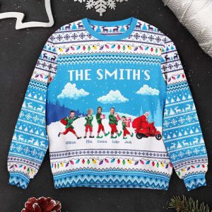 Ugly Christmas Sweater, Family Elf Funny Christmas&hellip;