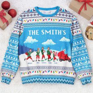 Ugly Christmas Sweater, Family Elf Funny Christmas&hellip;
