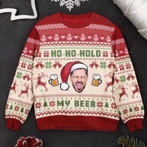 Ugly Christmas Sweater, Ho-Ho-Hold My Beer, Personalized&hellip;