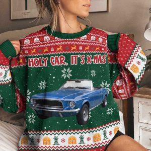 Ugly Christmas Sweater Holy Car It S X Mas Personalized Photo Ugly Sweater Best Ugly Christmas Sweater 3 qzebtw.jpg