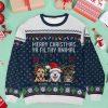 Ugly Christmas Sweater, Merry Christmas Ya Filthy Animal, Personalized Photo Ugly Sweater, Best Ugly Christmas Sweater