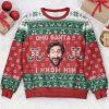 Ugly Christmas Sweater, Oh What Fun It Is To Ride, Personalized Photo Ugly Sweater, Best Ugly Christmas Sweater