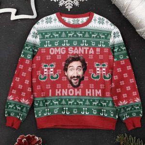 Ugly Christmas Sweater, Omg Santa I Know&hellip;
