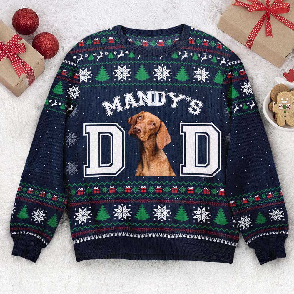 Ugly Christmas Sweater, Pet Parents, Personalized Photo Ugly Sweater, Best Ugly Christmas Sweater