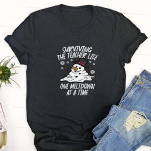 Ugly Christmas T Shirt, Christmas Surviving Teacher&hellip;