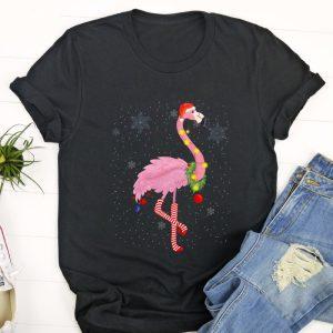 Ugly Christmas T Shirt, Cute Pink Flamingo&hellip;