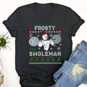 Ugly Christmas T Shirt, Frosty the Swoleman&hellip;