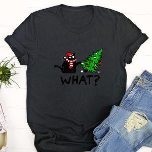 Ugly Christmas T Shirt, Funny Black Cat&hellip;
