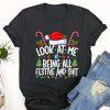 Ugly Christmas T Shirt, Let’s Get Lit Drinking Santa Hat Christmas Lights Funny T Shirt, Christmas Tshirt Designs