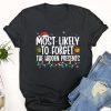 Ugly Christmas T Shirt, Most Likely To Get Sassy with Santa Funny Family Christmas T Shirt, Christmas Tshirt Designs