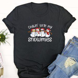 Ugly Christmas T Shirt, Snowman Christmas Chillin&hellip;