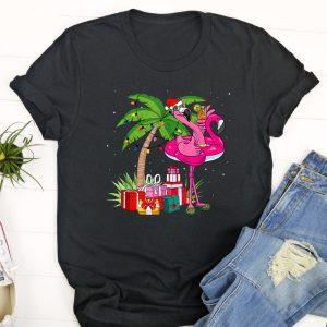 Ugly Christmas T Shirt, Tropical Pink Flamingo&hellip;