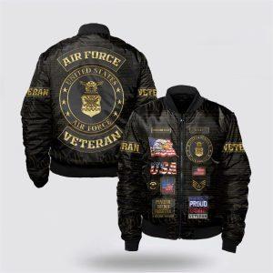 Us Air Force Bomber Jacket, Custom Name&hellip;