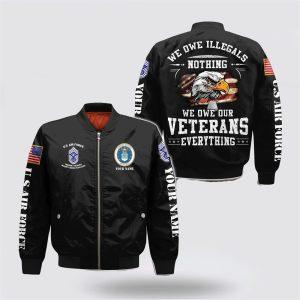 Us Air Force Bomber Jacket, Personalized Name… Us Air Force Bomber Jacket, Personalized Name…