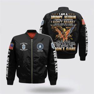 Us Air Force Bomber Jacket, Personalized Name… Us Air Force Bomber Jacket, Personalized Name…