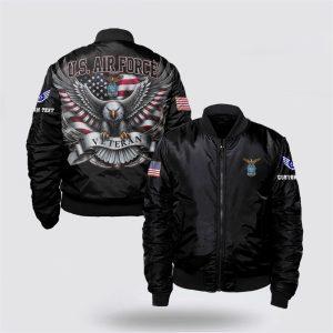 Us Air Force Bomber Jacket, Personalized Rank… Us Air Force Bomber Jacket, Personalized Rank…
