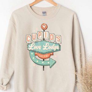 Valentines Sweatshirt, Cupid’s Love Lodge Vacant Sweatshirt, Valentine’s Day Sweatshirt, Womens Valentines Sweatshirt