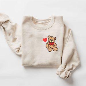 Valentines Sweatshirt Cute Bear Valentine Sweatshirt Girls Valentine Sweatshirt Womens Valentines Sweatshirt 4 ppa53f.jpg
