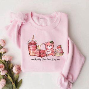 Valentines Sweatshirt, Happy Valentine’s Day Sweatshirt, Coffee&hellip;
