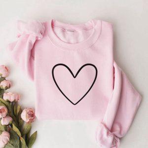 Valentines Sweatshirt, Heart Sweatshirt, Love Sweatshirt, Womens&hellip;
