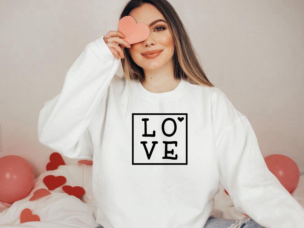 Valentines Sweatshirt, Love Sweatshirt, Couple Sweatshirt, Valentines Day, Womens Valentines Sweatshirt