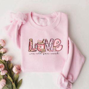 Valentines Sweatshirt, Love Valentines Sweatshirt, Love Sweatshirt,&hellip;