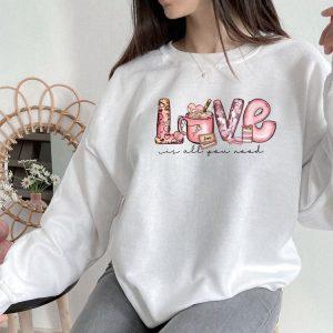 Valentines Sweatshirt Love Valentines Sweatshirt Love Sweatshirt Couple Sweatshirt Womens Valentines Sweatshirt 4 cw7d6l.jpg