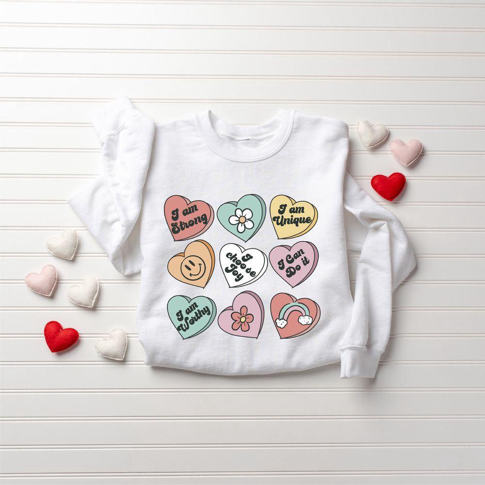 Valentines Sweatshirt, Positive Affirmations Sweatshirt, Women’s Valentines Day Sweatshirt, Womens Valentines Sweatshirt Valentines Sweatshirt, Positive Affirmations Sweatshirt, Women’s Valentines Day Sweatshirt, Womens Valentines Sweatshirt