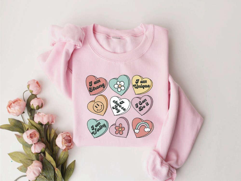 Valentines Sweatshirt, Teacher Valentine Sweatshirt, Womens Valentines Day Sweatshirt, Womens Valentines Sweatshirt