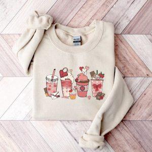 Valentines Sweatshirt, Valentines Day Sweatshirt, Valentine Coffee&hellip;