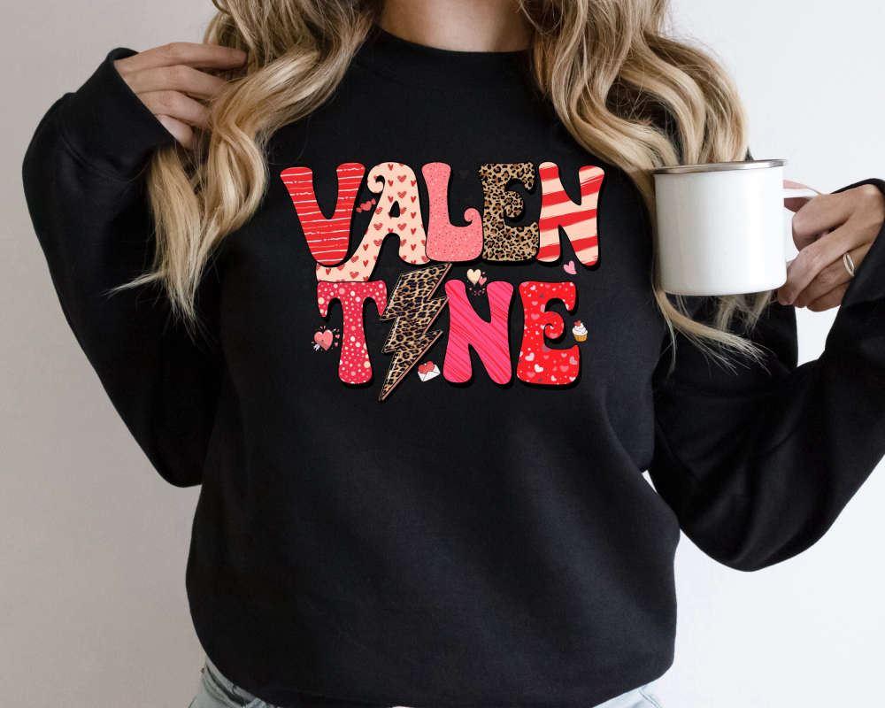 Valentines Sweatshirt, Valentines Day Sweatshirt, Valentine Hoodie, Valentines Day Gift, Womens Valentines Sweatshirt