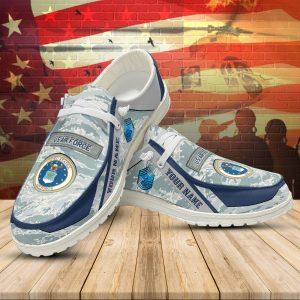 Veteran Canvas Loafer Shoes, Personalized US Air&hellip;
